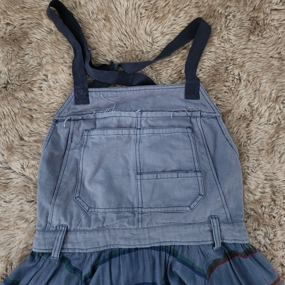 Free People So It Goes Maxi Dress in Oceanview‎ Combo Women's Size Large - Picture 9 of 16